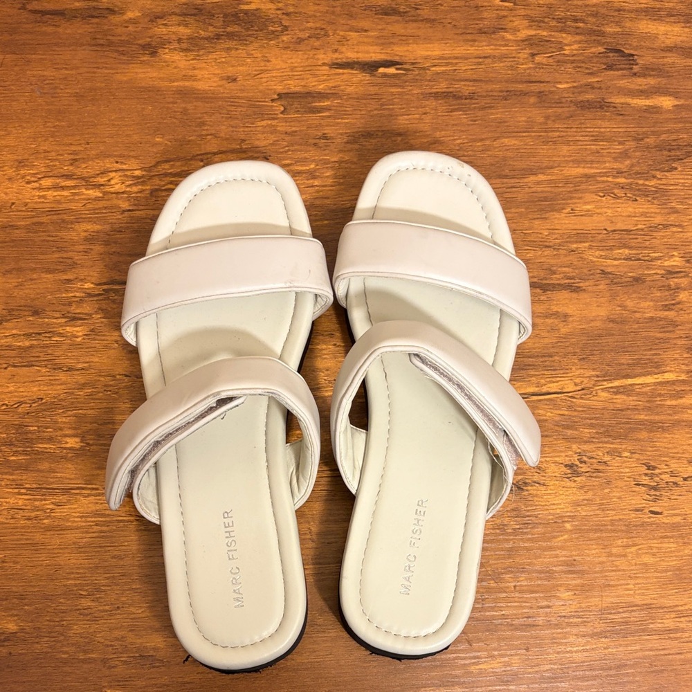 Marc Fisher Women's Cream Sandals